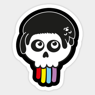 Cat skull! Sticker